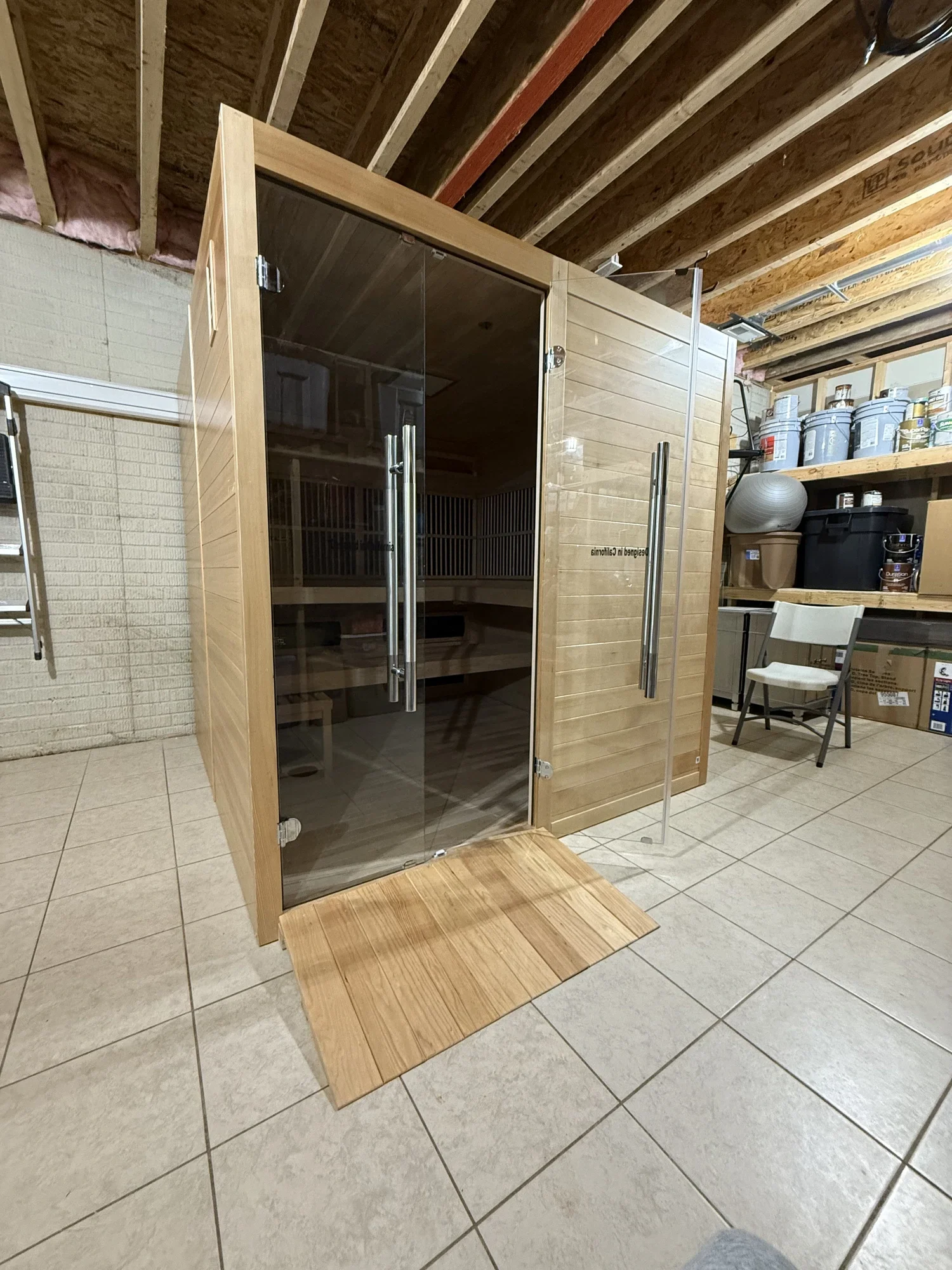 Custom Cabin Sauna Build