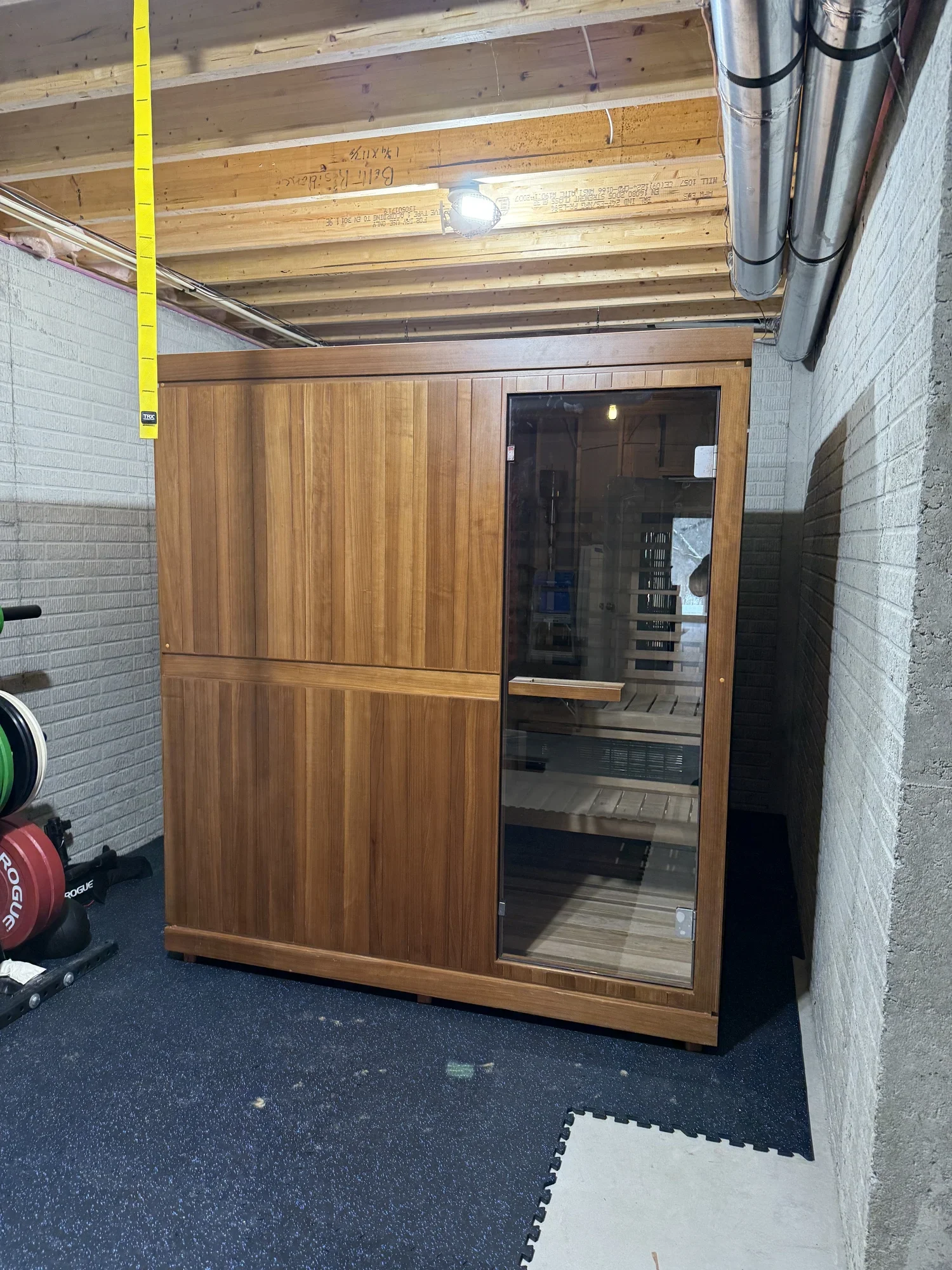 Home Gym Cedar Sauna